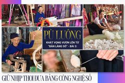 Pù Luông - Khát vọng vươn lên từ 'bản làng số' - Bài 3: Giữ nhịp thoi đưa bằng công nghệ số