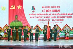 Đại tướng Nguyễn Trọng Nghĩa: Học viện Ch&iacute;nh trị phải đi đầu trong đ&agrave;o tạo c&aacute;n bộ ch&iacute;nh trị, ph&aacute;t triển l&yacute; luận, tổng kết thực tiễn