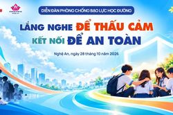 Diễn đ&agrave;n ph&ograve;ng chống bạo lực học đường: 'Lắng nghe để thấu cảm &ndash; Kết nối để an to&agrave;n'