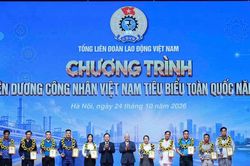 T&ocirc;n vinh 10 gương mặt C&ocirc;ng nh&acirc;n Việt Nam ti&ecirc;u biểu to&agrave;n quốc năm 2026