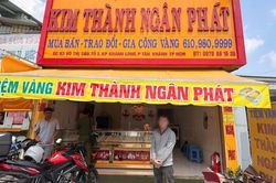 Bắt giữ đối tượng d&ugrave;ng dao cướp tiệm v&agrave;ng sau 40 ph&uacute;t truy x&eacute;t