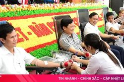 Tiếp nhận 201 đơn vị m&aacute;u tại ng&agrave;y hội hiến m&aacute;u ở phường Nam Hồng Lĩnh