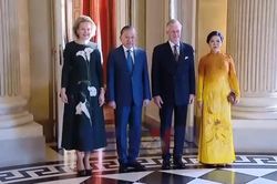 Tổng B&iacute; thư, Chủ tịch nước T&ocirc; L&acirc;m hội kiến Nh&agrave; vua Vương quốc Bỉ Philippe