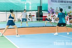 Gần 200 VĐV tranh t&agrave;i tại Giải Pickleball c&aacute;c nh&oacute;m tuổi tỉnh Thanh H&oacute;a mở rộng năm 2026