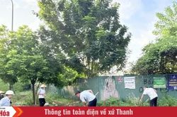 Người dân Ngọc Giao chung tay vệ sinh môi trường, phòng chống sốt xuất huyết