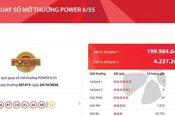 Vietlott t&igrave;m thấy 1 v&eacute; số tr&uacute;ng giải Jackpot 1 trị gi&aacute; gần 200 tỷ đồng