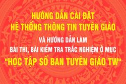 Hướng dẫn c&agrave;i đặt Hệ thống th&ocirc;ng tin Tuy&ecirc;n gi&aacute;o v&agrave; hướng dẫn l&agrave;m b&agrave;i thi, b&agrave;i kiểm tra trắc nghiệm ở mục 
