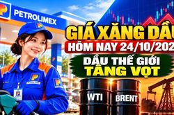 Gi&aacute; xăng dầu h&ocirc;m nay 24/10: Brent vượt 116 USD, dầu thế giới tăng vọt