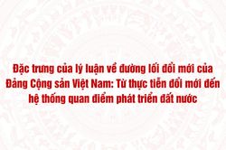 Đặc trưng của l&yacute; luận về đường lối đổi mới của Đảng Cộng sản Việt Nam: Từ thực tiễn đổi mới đến hệ thống quan điểm ph&aacute;t triển đất nước