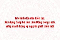 Từ chỉnh đốn đến kiến tạo: X&acirc;y dựng Đảng bộ tỉnh L&acirc;m Đồng trong sạch, vững mạnh trong kỷ nguy&ecirc;n ph&aacute;t triển mới
