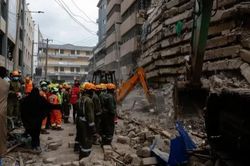Sập tòa nhà đang xây dựng ở Kenya, hàng chục người mất tích