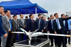 Kh&aacute;nh th&agrave;nh Khu thử nghiệm thiết bị bay kh&ocirc;ng người l&aacute;i VNU - HTI tại H&ograve;a Lạc