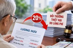 C&oacute; thể bị khấu trừ 20% lương hưu nếu trốn tr&aacute;nh bồi thường thiệt hại do l&atilde;ng ph&iacute;