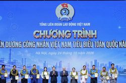 T&ocirc;n vinh 10 C&ocirc;ng nh&acirc;n Việt Nam ti&ecirc;u biểu năm 2026