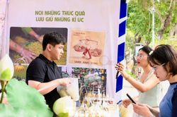 Khu ẩm thực S&oacute;ng Festival h&uacute;t kh&aacute;ch, m&oacute;n ngon gi&aacute; b&igrave;nh d&acirc;n