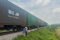 Người phụ nữ đi xe m&aacute;y bị t&agrave;u h&agrave;ng t&ocirc;ng tử vong