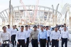 Chủ tịch Quốc hội kiểm tra tiến độ c&aacute;c c&ocirc;ng tr&igrave;nh dự &aacute;n phục vụ Hội nghị cấp cao APEC