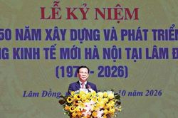 L&acirc;m Đồng kỷ niệm 50 năm x&acirc;y dựng v&ugrave;ng kinh tế mới H&agrave; Nội