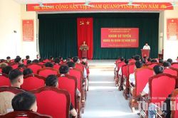 X&atilde; Hoằng Tiến tổ chức sơ tuyển sức khỏe nghĩa vụ qu&acirc;n sự năm 2027