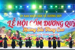 Dương Quỳ khai mạc lễ hội “Cốm Dương Quỳ - Hương sắc vùng cao”