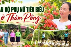 C&aacute;n bộ phụ nữ ti&ecirc;u biểu ở Th&acirc;m Pồng
