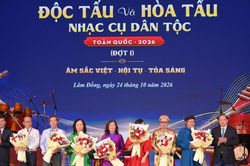 Khai mạc cuộc thi 'Độc tấu v&agrave; H&ograve;a tấu nhạc cụ d&acirc;n tộc to&agrave;n quốc năm 2026' tại L&acirc;m Đồng