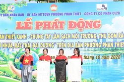 Phan Thiết ph&aacute;t động chuỗi hoạt động 'Phan Thiết Xanh'