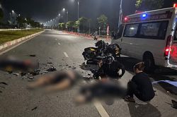 Hai xe m&aacute;y va chạm l&uacute;c rạng s&aacute;ng, 4 người tử vong tại Hải Ph&ograve;ng