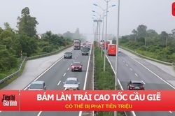 Từ 20/10: Chạy chậm b&aacute;m l&agrave;n tr&aacute;i tr&ecirc;n cao tốc Cầu Giẽ - Cao Bồ c&oacute; thể bị phạt tiền triệu
