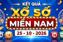 XSMN 25/10 - Kết quả xổ số miền Nam ng&agrave;y 25 th&aacute;ng 10