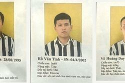 C&ocirc;ng an truy bắt 3 phạm nh&acirc;n trốn trại, c&ocirc;ng bố đặc điểm nhận dạng