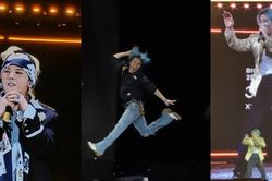 Concert BIGBANG: H&agrave;i hước G-Dragon đập đ&agrave;n kh&ocirc;ng vỡ, Daesung cứ 'qu&aacute; giới hạn'
