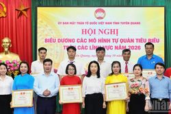 Tuy&ecirc;n Quang biểu dương c&aacute;c m&ocirc; h&igrave;nh tự quản ti&ecirc;u biểu năm 2026