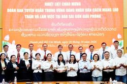 Báo SGGP tiếp Đoàn Ban Tuyên huấn Trung ương Đảng Nhân dân Cách mạng Lào