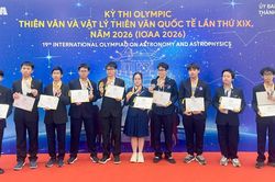 B&iacute; quyết chinh phục HCV Olympic Thi&ecirc;n văn quốc tế của học sinh xứ Thanh