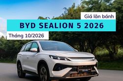 Giá lăn bánh và ưu đãi BYD Sealion 5 mới nhất tại Việt Nam