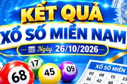 Kết quả xổ số miền Nam h&ocirc;m nay ng&agrave;y 26/10/2026