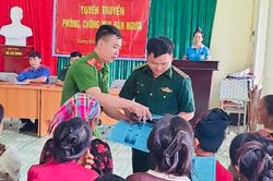 Gi&uacute;p phụ nữ Mường Pồn tr&aacute;nh bẫy mua b&aacute;n người