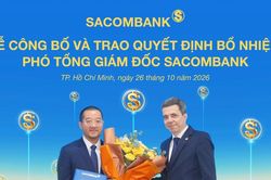 SACOMBANK vừa c&oacute; t&acirc;n Ph&oacute; Tổng gi&aacute;m đốc