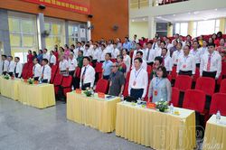 Hội Nh&agrave; b&aacute;o tỉnh tiến h&agrave;nh phi&ecirc;n thứ nhất Đại hội lần thứ VIII