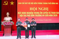 Khen thưởng nhiều tập thể, c&aacute; nh&acirc;n tham gia Hội thi Ph&oacute; đồn trưởng nghiệp vụ giỏi năm 2026