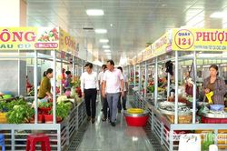 Chợ Cao L&atilde;nh mới: Hướng tới m&ocirc;i trường kinh doanh văn minh, an to&agrave;n v&agrave; hiện đại