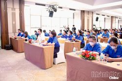 Tập huấn c&ocirc;ng t&aacute;c truyền th&ocirc;ng trong x&acirc;y dựng n&ocirc;ng th&ocirc;n mới cho hơn 200 c&aacute;n bộ đo&agrave;n, hội