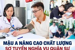 Mậu A n&acirc;ng cao chất lượng sơ tuyển nghĩa vụ qu&acirc;n sự