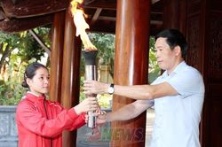 Nghi lễ xin lửa truyền thống hướng tới Lễ Khai mạc Đại hội Thể dục thể thao tỉnh Sơn La lần thứ X