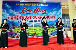 Li&ecirc;n hoan nghệ thuật quần ch&uacute;ng x&atilde; H&ograve;a An năm 2026