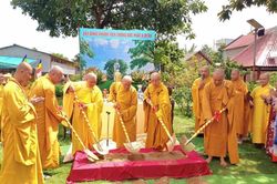 Vĩnh Long: Ch&ugrave;a B&igrave;nh Phước khởi c&ocirc;ng x&acirc;y dựng khu&ocirc;n vi&ecirc;n t&ocirc;n tượng Đức Phật A-Di-Đ&agrave;