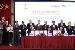EVN ký hợp đồng gói thầu cơ điện hơn 4.462 tỷ đồng cho thủy điện tích năng Bác Ái