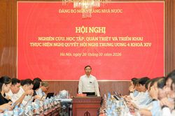 Cụ thể h&oacute;a Nghị quyết Hội nghị Trung ương 4 bằng tiến độ, sản phẩm v&agrave; kết quả r&otilde; r&agrave;ng