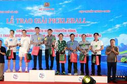 Bế mạc Giải Pickleball ch&agrave;o mừng Li&ecirc;n hoan Truyền h&igrave;nh, Ph&aacute;t thanh, Điện ảnh CAND lần thứ XV